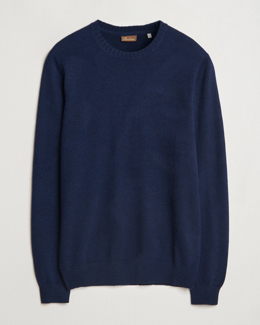 Stenströms Cashmere Crewneck Navy – Blue