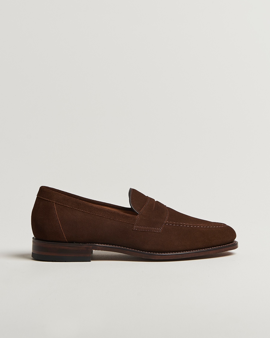 Loake Shoemakers Imperial Suede Loafers Brown – Brown
