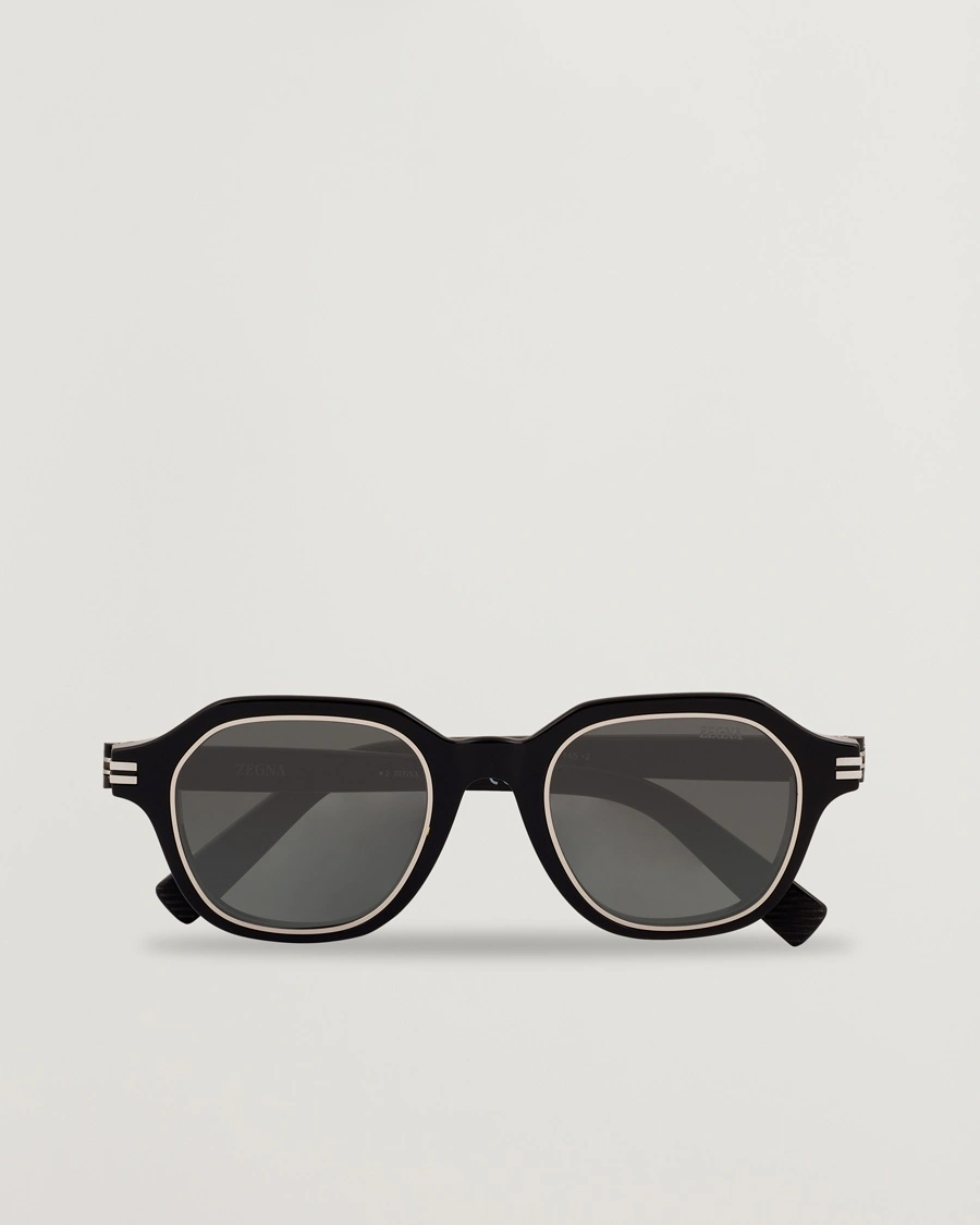 Zegna EZ0250 Sunglasses Black – Black