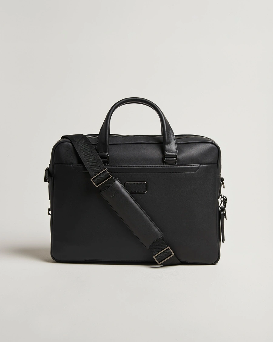TUMI Harrison Avondale Top Zip Briefcase Black – Black