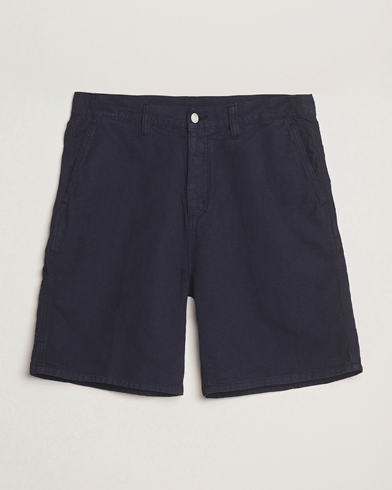 Carhartt WIP Walter Single Knee Cotton/Linen Short Dark Navy – Blue