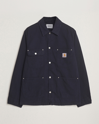 Carhartt WIP Walter Cotton/Linen Chore Coat Dark Navy – Blue
