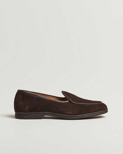 Myrqvist Ängby Walker Loafer Dark Brown Suede – Brown