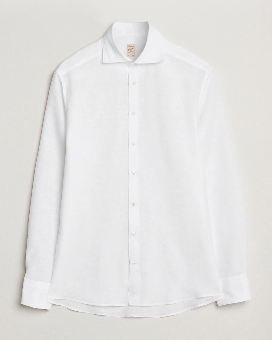 Stenströms 1899 Linen Shirt White – White
