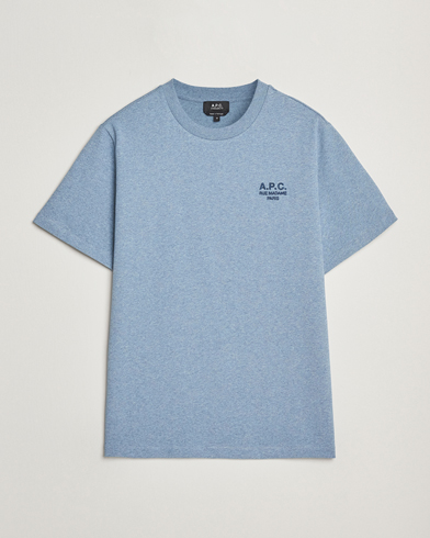 A.P.C. Rue Madame T-Shirt Blue Melange/Navy – Blue