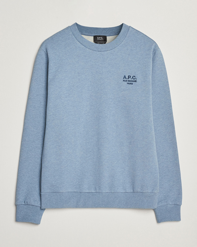 A.P.C. Rue Madame Sweatshirt Blue Melange/Navy – Blue