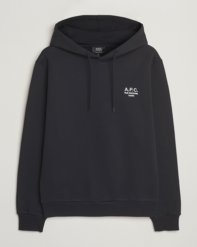 A.P.C. Rue Madame Hoodie Black/White – Black