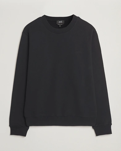 A.P.C. Embroidered APC Sweatshirt Black – Black