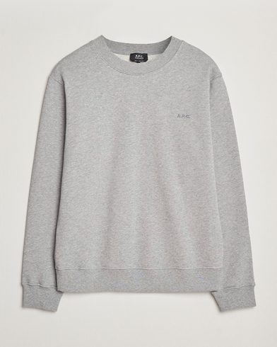A.P.C. Embroidered APC Sweatshirt Heather Grey – Grey