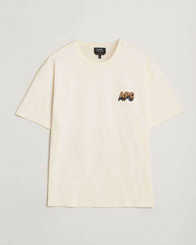 A.P.C. 70's Logo T-Shirt Ecru – Beige