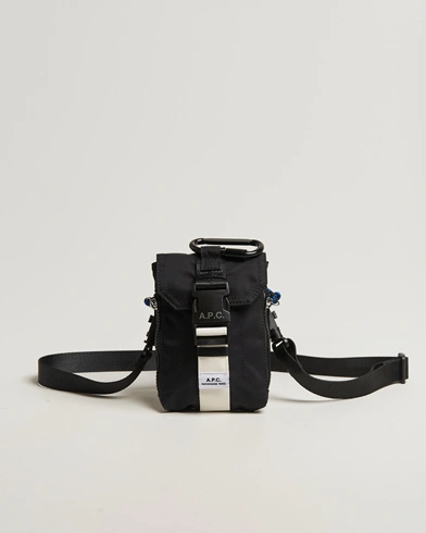 A.P.C. Trek Crossbody Pouch Black – Black