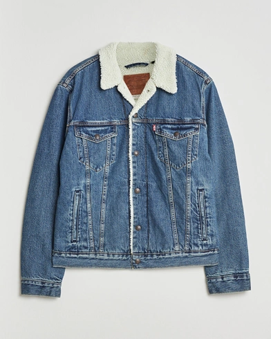 Levi's Type 3 Sherpa Trucker In The Morning – Blue