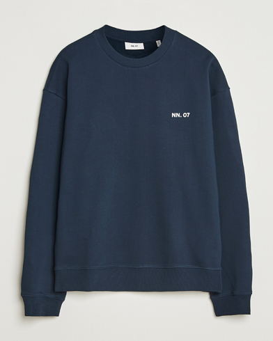 NN07 Dagon Crew Neck Sweatshirt Navy – Blue