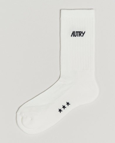 Autry Logo Socks White – White