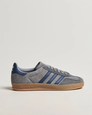 adidas Originals Gazelle Indoor Sneaker Grey/Navy – Grey