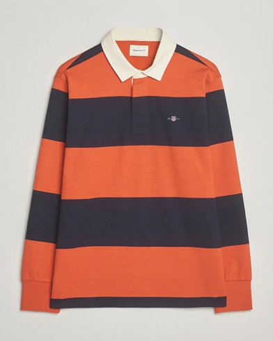 GANT Striped Heavy Rugger Evening Blue – Blue