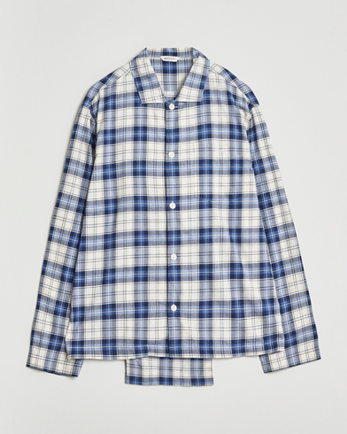 GANT Checked Pyjama Set Blue Water – Blue