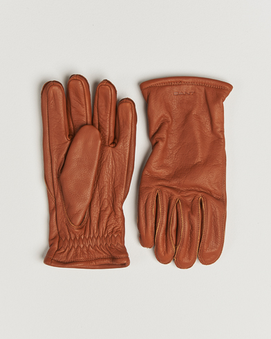 GANT Leather Work Glove Cognac – Brown