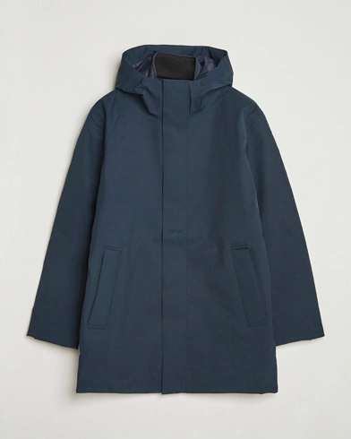 NN07 Blake Hooded Jacket Navy Blue – Blue