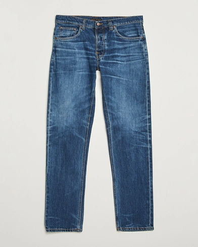 Nudie Jeans Solid Ollie Jeans Life Tracks – Blue