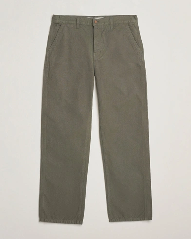 Nudie Jeans Tuff Tony Duck Canvas Pants Green – Green