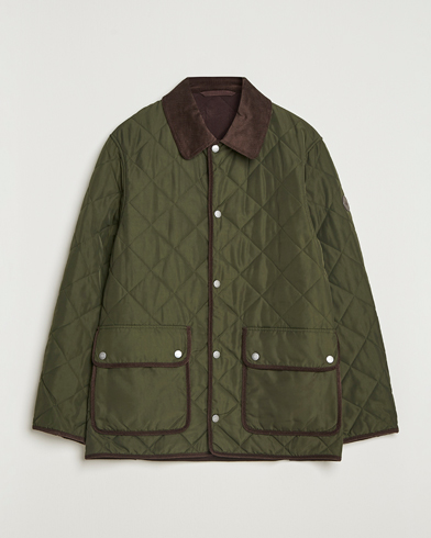 GANT Quilted Fleece Jacket Green Lagoon – Green