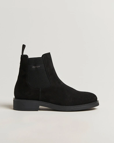 GANT Prepdale Suede Chelsea Boot Black – Black