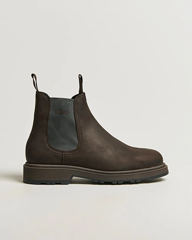 GANT Blisdor Rough Leather Chelsea Boot Dark Brown – Brown