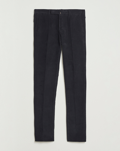 Incotex Slim Fit Baby Corduroy Trousers Navy – Blue