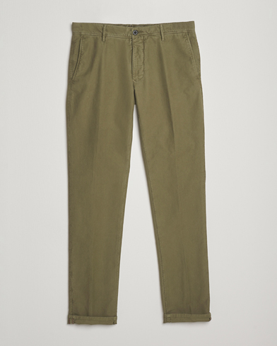 Incotex Slim Fit Garment Dyed Slacks Green – Green