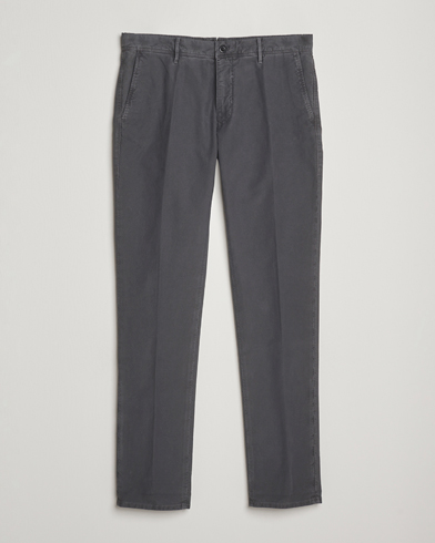 Incotex Slim Fit Garment Dyed Slacks Dark Grey – Grey