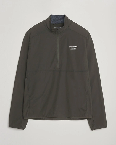 Pas Normal Studios Balance Half Zip Jacket Dark Olive – Green