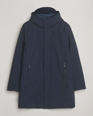 KnowledgeCotton Apparel Climateshell Padded Jacket Navy – Blue