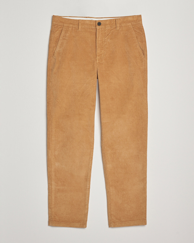 KnowledgeCotton Apparel Chuck Regular Cord Trousers Cinamon – Brown