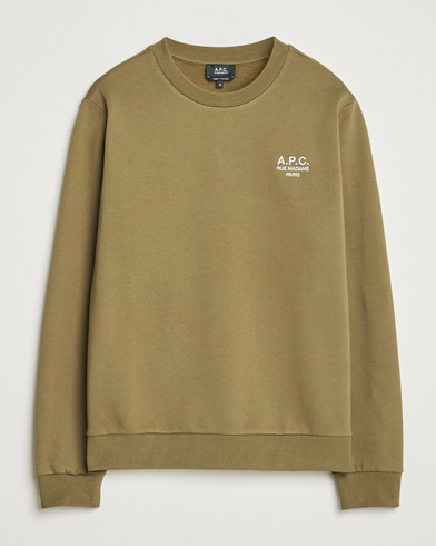 A.P.C. Rue Madame Sweatshirt Khaki Green – Green