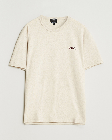 A.P.C. Boxy Fit Petit VPC T-Shirt Ecru Chine – Beige