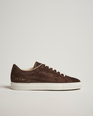 Common Projects Achilles Sport Suede Sneaker Brown – Brown