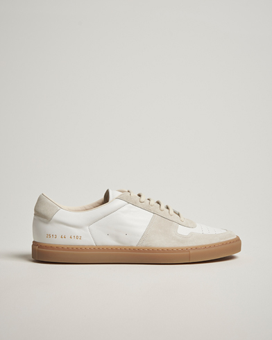 Common Projects BBall Slim Gum Sole Sneaker Off White – White