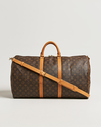 Louis Vuitton Pre-Owned Keepall Bandoulière 55 Monogram – Brown