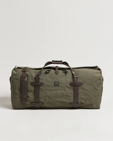 Filson Rugged Twill Duffle Large Otter Green – Green