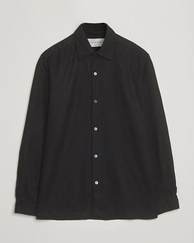 A Day's March Clean Cut Lyocell Shirt Black – Black