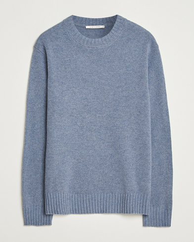 A Day's March Marlow Lambswool Sweater Frost – Blue