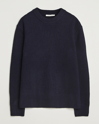 A Day's March Tietar Boiled Merino Sweater Navy – Blue