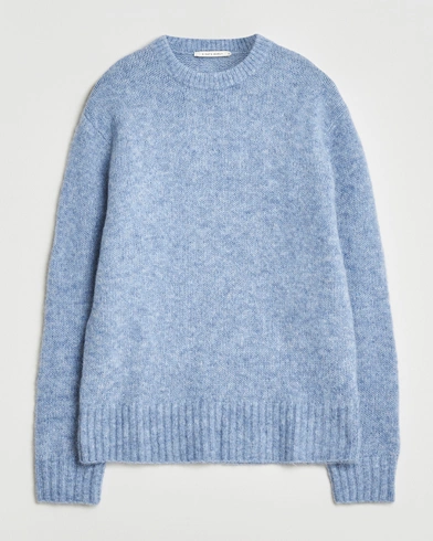 A Day's March Tietar Mohair Sweater Light Blue – Blue
