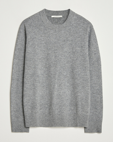 A Day's March Marlow Cashmere Blend Sweater Grey Melange – Grey