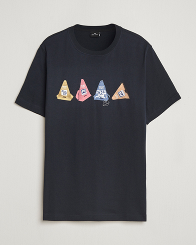 PS Paul Smith Cones Printed T-Shirt Navy – Blue
