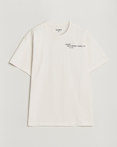 Carhartt WIP Punched T-Shirt Wax – White