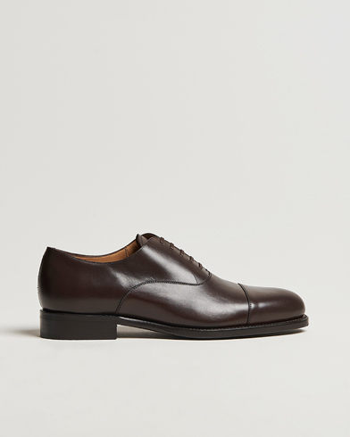 Oscar Jacobson Oxford Shoes Dark Mud Brown – Brown