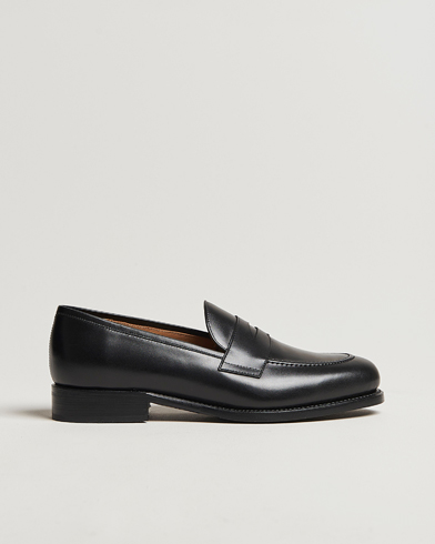 Oscar Jacobson Penny Loafers Black – Black
