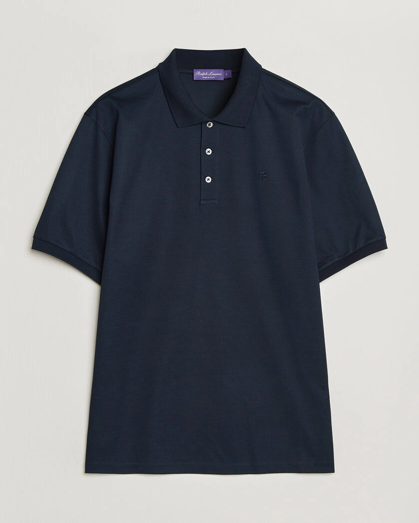 Ralph Lauren Purple Label Mercerized Cotton Polo Chairman Navy – Blue